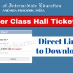 AP Inter Hall Ticket 2025 Download Inter first year and second year Admit Card via WhatsApp & bie.ap.gov.in