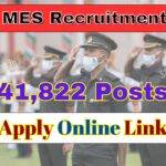 Army MES Recruitment 2025 Apply Online for 41822 Group C Posts Last Date, Eligibility & Application Process