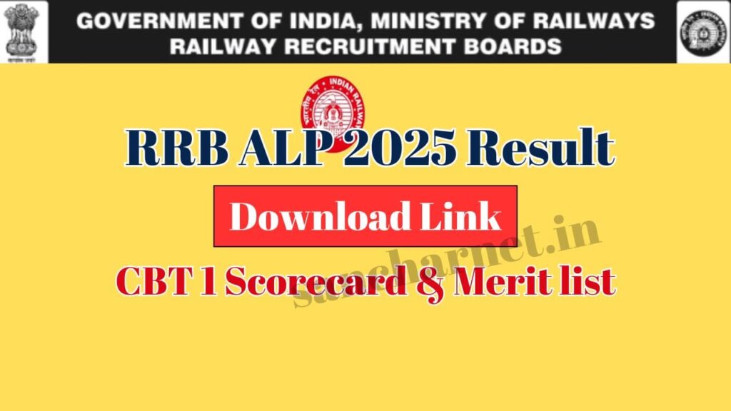 RRB ALP 2025 result