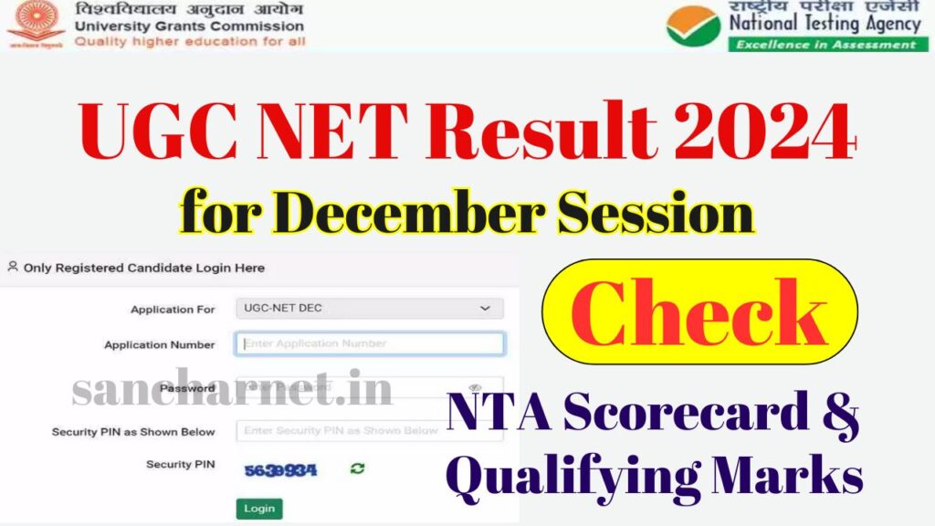 UGC NET Result 2024