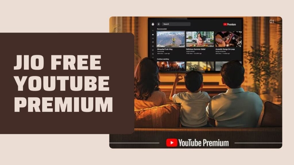Jio Free YouTube Premium
