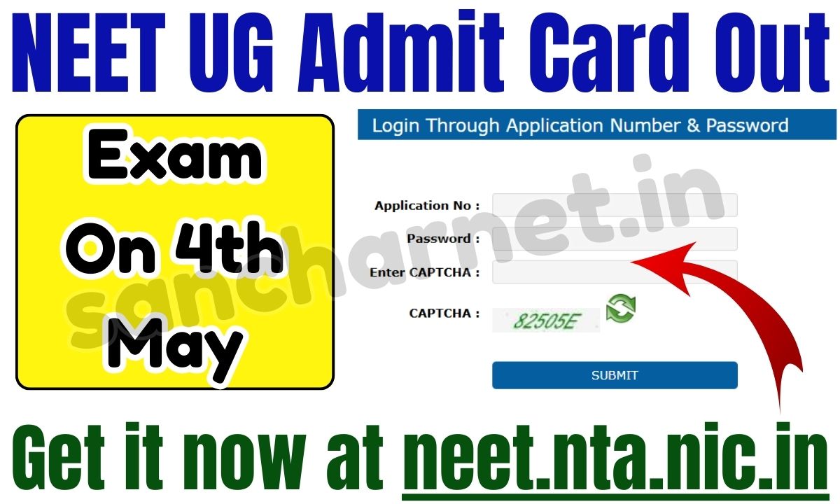 NEET UG Admit Card 2025 Out - Exam On 4th May, Get it now at neet.nta.nic.in 1 NEET UG Admit Card 2025