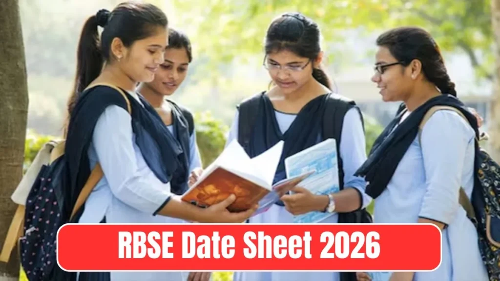 RBSE Date Sheet 2026RBSE Date Sheet 2026